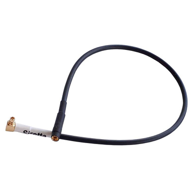 Siretta ASM Series Male MMCX to Female MMCX Coaxial Cable, 250mm, RG174 Coaxial, Terminated