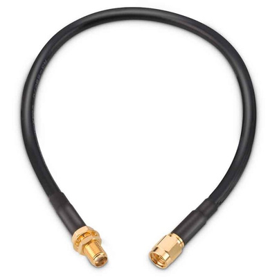 Wurth Elektronik Male SMA to Female SMA Coaxial Cable, 304.8mm, RG58 Coaxial, Terminated