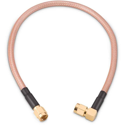 Wurth Elektronik Male SMA to Male SMA Coaxial Cable, 152.4mm, RG142 Coaxial, Terminated