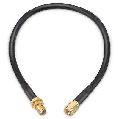 Wurth Elektronik Male SMA to Female SMA Coaxial Cable, 152.4mm, RG58 Coaxial, Terminated