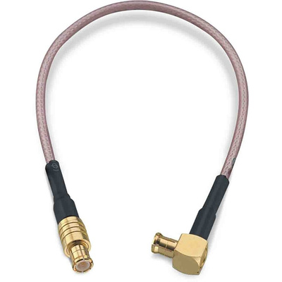 Wurth Elektronik Male MCX to Male MCX Coaxial Cable, 152.4mm, RG178 Coaxial, Terminated