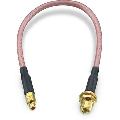 Wurth Elektronik Male MMCX to Female MMCX Coaxial Cable, 152.4mm, RG316 Coaxial, Terminated