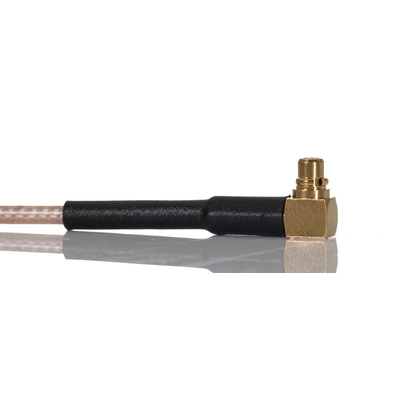 Samtec SMA Series Male MMCX to Male MMCX Coaxial Cable, 235mm, RF Coaxial, Terminated