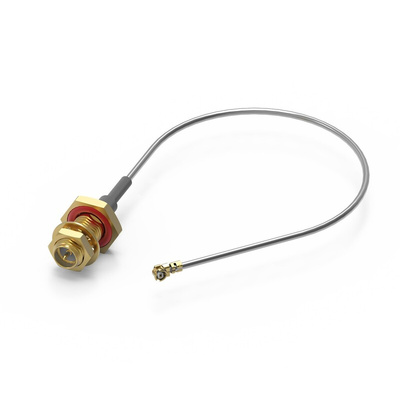 Wurth Elektronik Female RP-SMA to Male UMRF Coaxial Cable, 150mm, Terminated