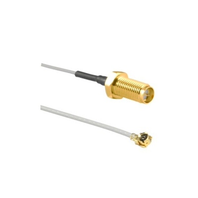 Linx RP-SMA to U.FL Coaxial Cable, 100mm, Terminated