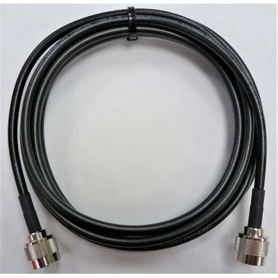 Mobilemark Male N Type to Male N Type Coaxial Cable, 5m, LMR-240 Coaxial, Terminated
