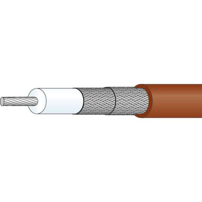 Huber+Suhner Coaxial Cable, 100m, RG400 Coaxial, Unterminated