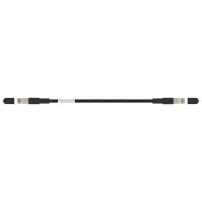 TE Connectivity Female 1.85mm to 1.85mm Coaxial Cable, 1m, Flexible Double Shield Coaxial, Terminated