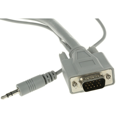 Roline Phono, VGA to Phono, VGA cable, Male to Male, 6m