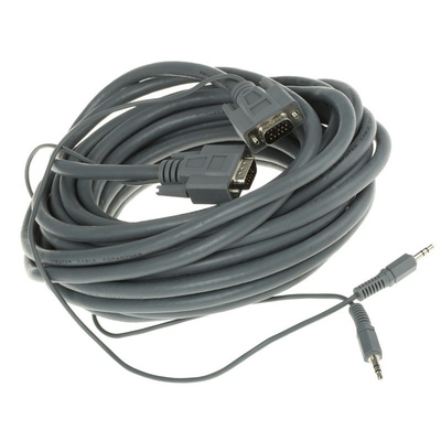 Roline Phono, VGA to Phono, VGA cable, Male to Male, 10m