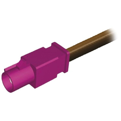 binder Male SMBA to Coaxial Cable, 500mm, RG174 Coaxial, Terminated