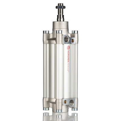 Norgren Pneumatic Piston Rod Cylinder - 63mm Bore, 100mm Stroke, PRA/802000/M Series, Double Acting