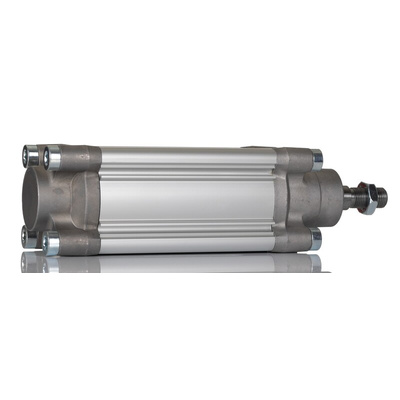 Norgren Pneumatic Piston Rod Cylinder - PRA/802063/M/160, 63mm Bore, 160mm Stroke, PRA/802000/M Series, Double Acting
