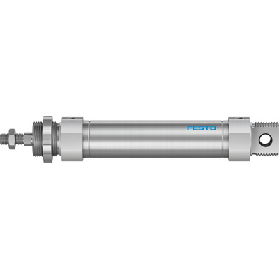 Festo Pneumatic Piston Rod Cylinder - 196024, 32mm Bore, 100mm Stroke, DSNU Series, Double Acting