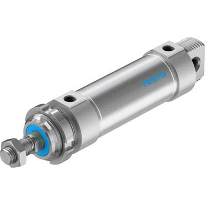 Festo Pneumatic Piston Rod Cylinder - 196003, 50mm Bore, 80mm Stroke, DSNU Series, Double Acting