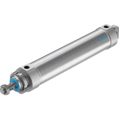 Festo Pneumatic Piston Rod Cylinder - 196018, 63mm Bore, 250mm Stroke, DSNU Series, Double Acting