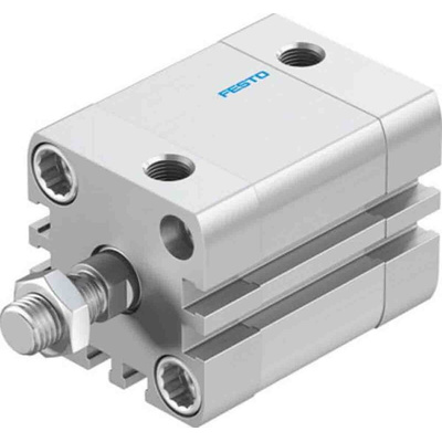 Festo Pneumatic Compact Cylinder - 572657, 32mm Bore, 20mm Stroke, ADN Series, Double Acting