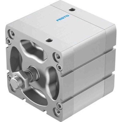 Festo Pneumatic Compact Cylinder - 536379, 100mm Bore, 40mm Stroke, ADN Series, Double Acting