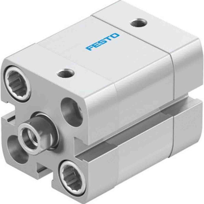 Festo Pneumatic Compact Cylinder - 577158, 20mm Bore, 10mm Stroke, ADN Series, Double Acting