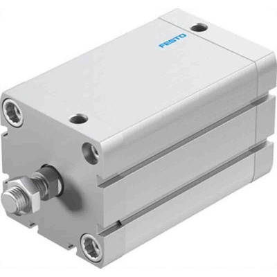 Festo Pneumatic Compact Cylinder - 572717, 63mm Bore, 80mm Stroke, ADN Series, Double Acting