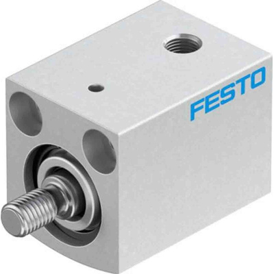 Festo Pneumatic Compact Cylinder - 188087, 12mm Bore, 10mm Stroke, AEVC Series, Single Acting