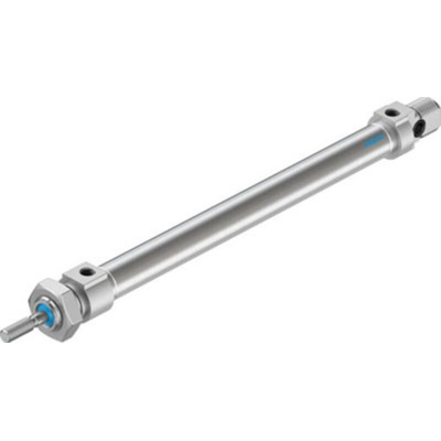 Festo Pneumatic Roundline Cylinder - 19188, 10mm Bore, 100mm Stroke, DSNU Series, Double Acting