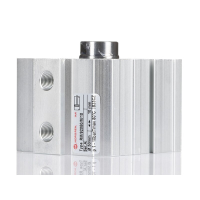 Norgren Pneumatic Compact Cylinder - 50mm Bore, 10mm Stroke, RM/92000/M Series, Double Acting