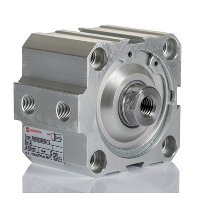 Norgren Pneumatic Compact Cylinder - 50mm Bore, 10mm Stroke, RM/92000/M Series, Double Acting