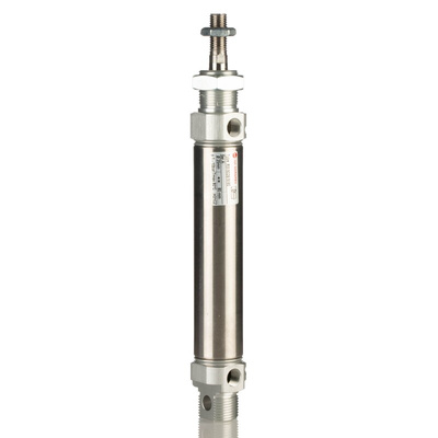 Norgren Pneumatic Roundline Cylinder - 26mm Bore, 80mm Stroke, RM/8026/M Series, Double Acting