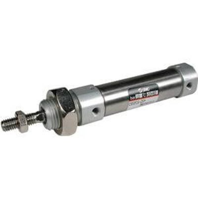 SMC Pneumatic Cylinder - 25mm Bore, 80mm Stroke, C85 Series, Double Acting