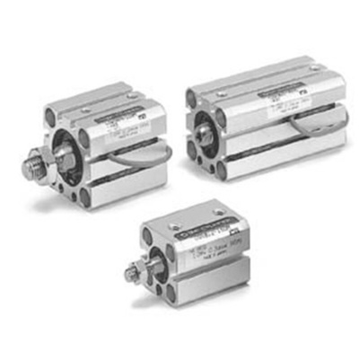 SMC Pneumatic Cylinder - 16mm Bore, 10mm Stroke, CQS Series, Double Acting