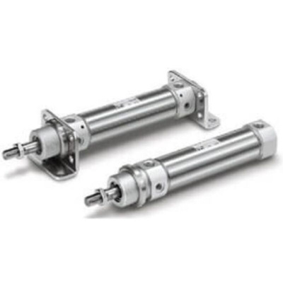 SMC ISO Standard Cylinder - 32mm Bore, 125mm Stroke, C75 Series, Double Acting