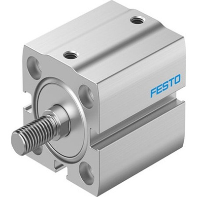 Festo Pneumatic Compact Cylinder - ADN-S-25, 25mm Bore, 50mm Stroke, ADN Series, Double Acting
