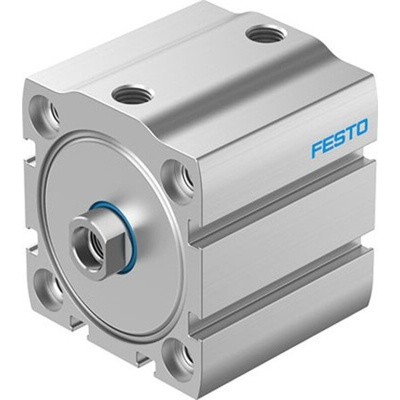 Festo Pneumatic Compact Cylinder - ADN-S-50, 50mm Bore, 10mm Stroke, ADN Series, Double Acting