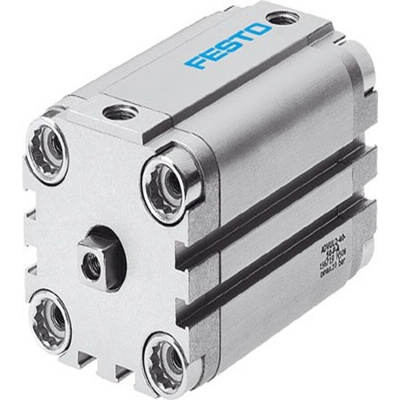 Festo Pneumatic Compact Cylinder - ADVULQ-100-40, 100mm Bore, 40mm Stroke, ADVULQ Series, Double Acting