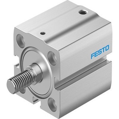 Festo Pneumatic Compact Cylinder - AEN-S-25, 25mm Bore, 5mm Stroke, AEN Series, Single Acting