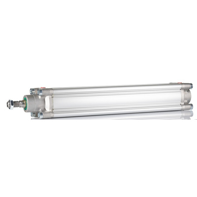 Norgren Pneumatic Piston Rod Cylinder - PRA/802063/M/320, 63mm Bore, 320mm Stroke, PRA/802000/M Series, Double Acting