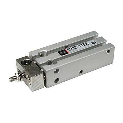SMC Pneumatic Piston Rod Cylinder - 10mm Bore, 15mm Stroke, CUK Series, Double Acting