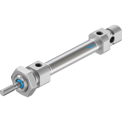 Festo Pneumatic Piston Rod Cylinder - 19178, 8mm Bore, 25mm Stroke, DSNU Series, Double Acting