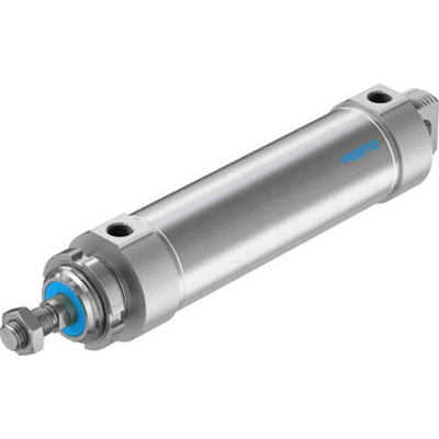 Festo Pneumatic Piston Rod Cylinder - 196016, 63mm Bore, 160mm Stroke, DSNU Series, Double Acting