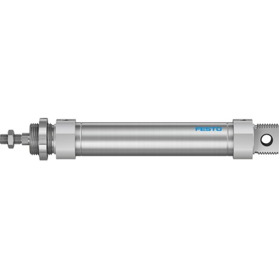 Festo Pneumatic Piston Rod Cylinder - 195985, 32mm Bore, 125mm Stroke, DSNU Series, Double Acting