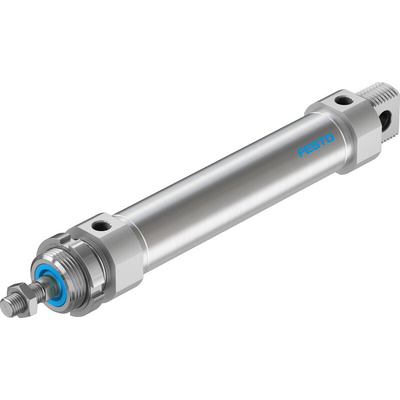 Festo Pneumatic Piston Rod Cylinder - 195985, 32mm Bore, 125mm Stroke, DSNU Series, Double Acting