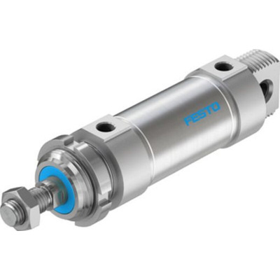 Festo Pneumatic Roundline Cylinder - 559317, 50mm Bore, 50mm Stroke, DSNU Series, Double Acting