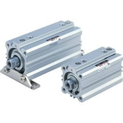 SMC Pneumatic Cylinder - 25mm Bore, 25mm Stroke, RQ Series, Double Acting