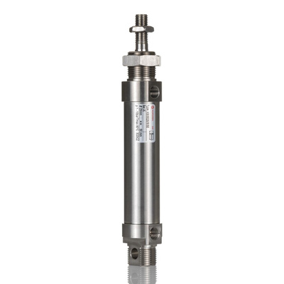 Norgren Double Acting Cylinder - KM/8025/M/50, 25mm Bore, 50mm Stroke, KM/8000/M Series, Double Acting