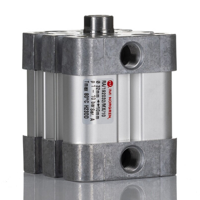 Norgren Pneumatic Compact Cylinder - RA/192032/MX/10, 32mm Bore, 10mm Stroke, RA/192000/M Series, Double Acting