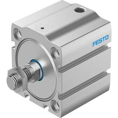 Festo Pneumatic Compact Cylinder - AEN-S-50, 50mm Bore, 10mm Stroke, AEN Series, Single Acting