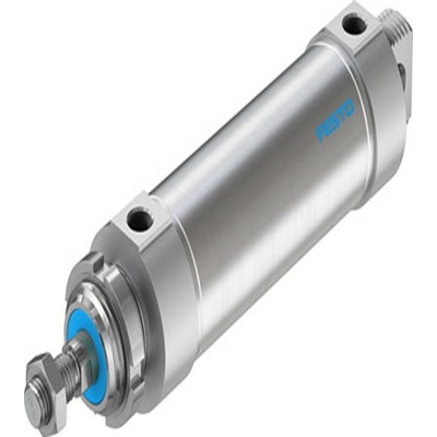 Festo Pneumatic Piston Rod Cylinder - DSNU-63-125, 63mm Bore, 125mm Stroke, DSNU Series, Double Acting