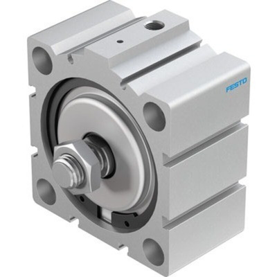 Festo Pneumatic Compact Cylinder - 188306, 80mm Bore, 10mm Stroke, AEVC Series, Single Acting with Return Spring Acting