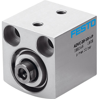 Festo Pneumatic Cylinder - 188117, 16mm Bore, 25mm Stroke, ADVC Series, Double Acting